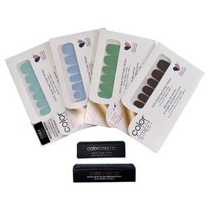 BUNDLE: Color Street Nail Polish Strips + Lipstick + Hy-Gloss Lip Oil